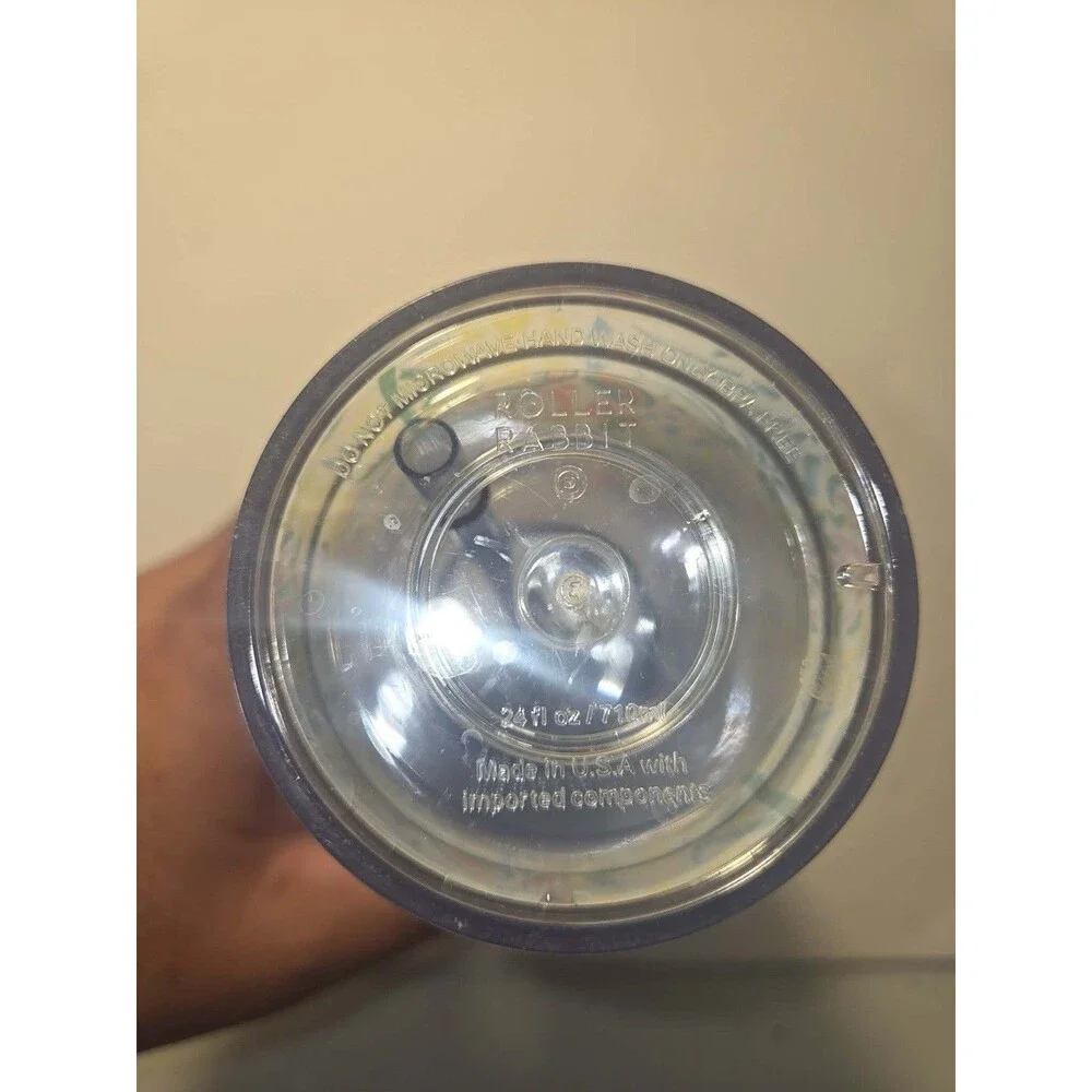 24oz Vacation Tritan Hydration Tumbler White/Blue - Roller Rabbit x Target